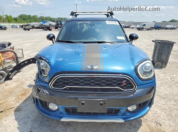 WMZYT5C33J3E60494 2018 MINI COOPER Blue Вид спереду