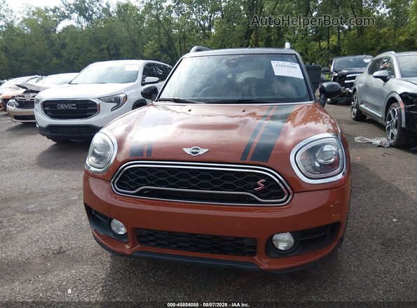 WMZYT5C35J3E60433 2018 MINI COUNTRYMAN Brown Widok zestawu wskaźników