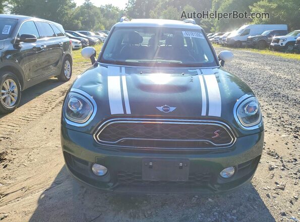 WMZYT5C3XJ3D82618 2018 MINI COOPER Зеленый Вид спереди
