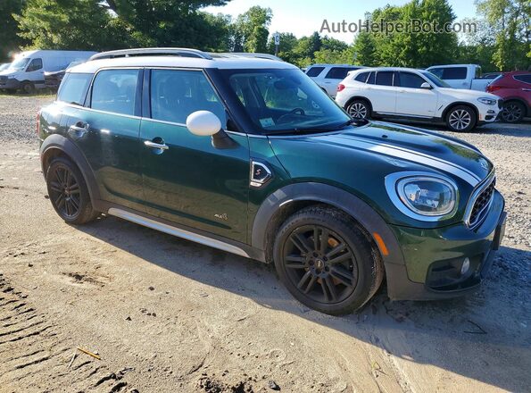 WMZYT5C3XJ3D82618 2018 MINI COOPER Зеленый Передняя правая четверть