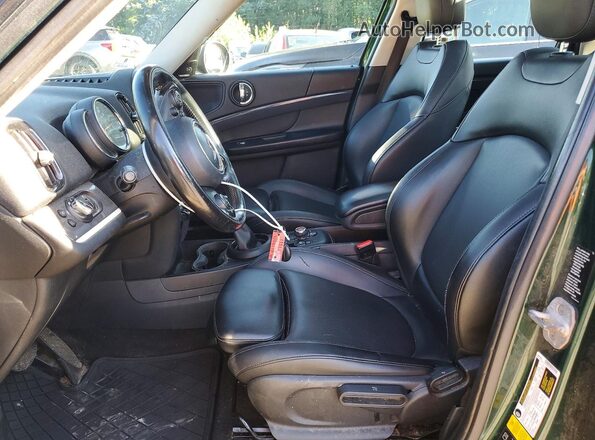 WMZYT5C3XJ3D82618 2018 MINI COOPER Зеленый Вид салона спереди