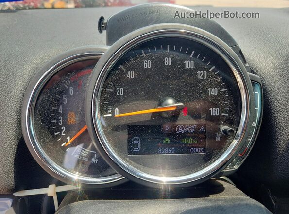 WMZYT5C51K3G93468 2019 MINI COOPER Черный Вид щитка приборов