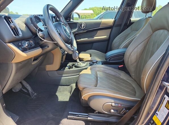 WMZYT5C52K3G90093 2019 MINI COOPER Blue Front interior view