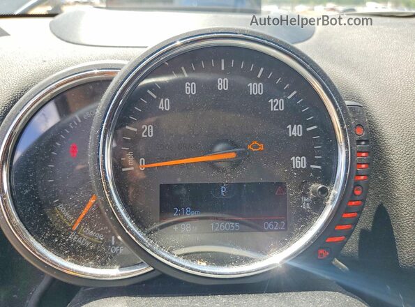 WMZYU7C4XJ3B86194 2018 MINI COOPER Серый Вид щитка приборов