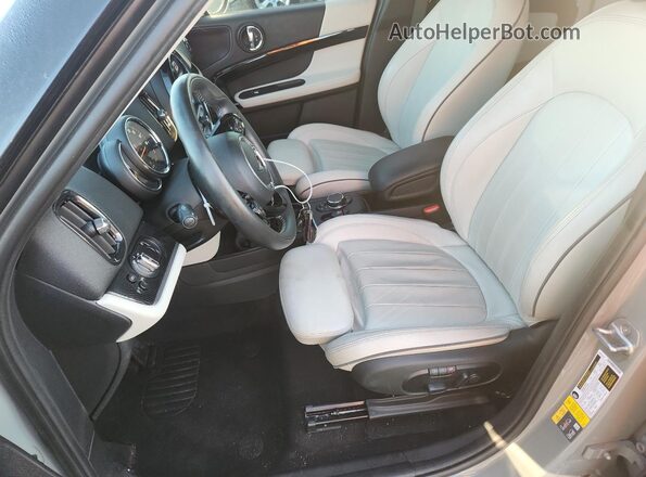 WMZYU7C5XK3F94883 2019 MINI COOPER Gray წინა სალონის ხედი
