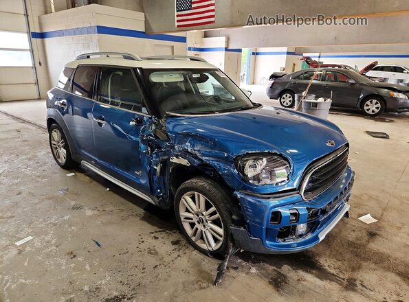WMZYV5C3XJ3E02957 2018 MINI COOPER Blue Առջևի աջ