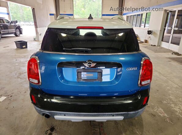 WMZYV5C3XJ3E02957 2018 MINI COOPER Blue Հետևի տեսք