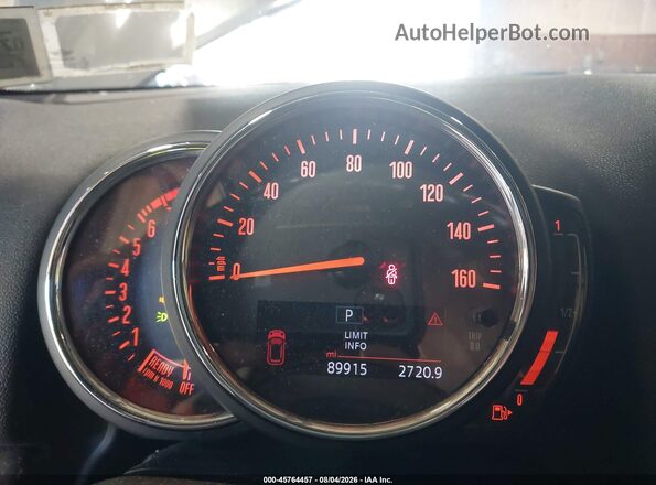 WMZYX1C06L3L43124 2020 MINI COUNTRYMAN Gray Vista de los asientos traseros
