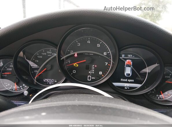 WP0AA2A71GL001661 2016 PORSCHE PANAMERA Black Widok tylnych siedzeń