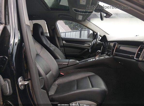 WP0AA2A71GL001661 2016 PORSCHE PANAMERA Black Widok wnętrza z przodu