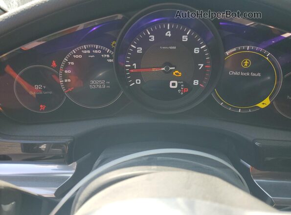 WP0AA2A72LL103772 2020 PORSCHE PANAMERA Черный Вид щитка приборов