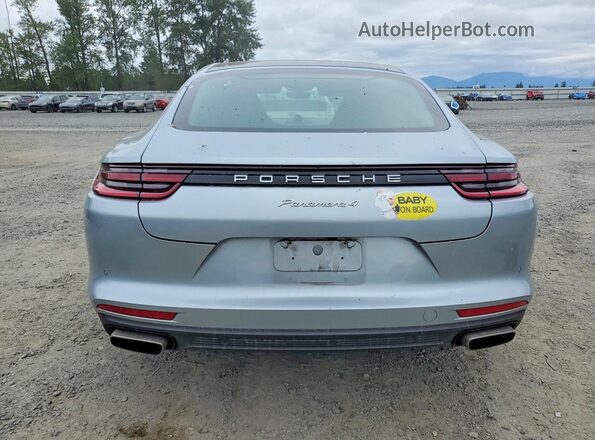 WP0AA2A74LL104079 2020 PORSCHE PANAMERA Серебряный Вид сзади
