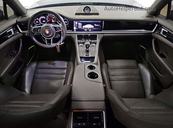 WP0AA2A75JL115315 2018 PORSCHE PANAMERA Blue Առջևի վահանակի տեսք
