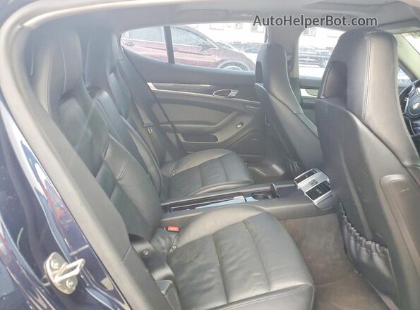 WP0AA2A76GL001736 2016 PORSCHE PANAMERA Синий Вид задних сидений