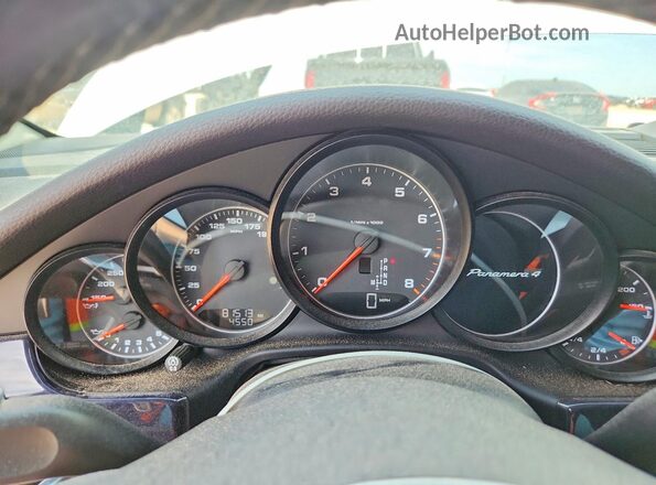 WP0AA2A79GL005201 2016 PORSCHE PANAMERA White Вид щитка приладів