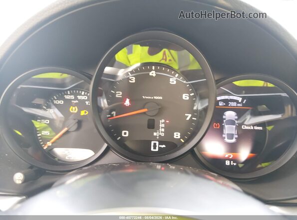 WP0AA2A83JS260173 2018 PORSCHE CAYMAN Черный Вид задних сидений