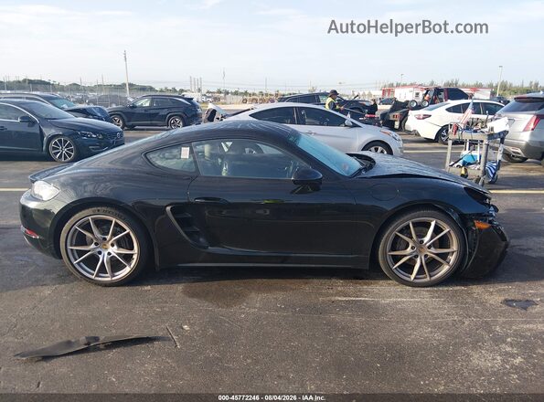 WP0AA2A83JS260173 2018 PORSCHE CAYMAN Черный Панорамный вид салона 360°