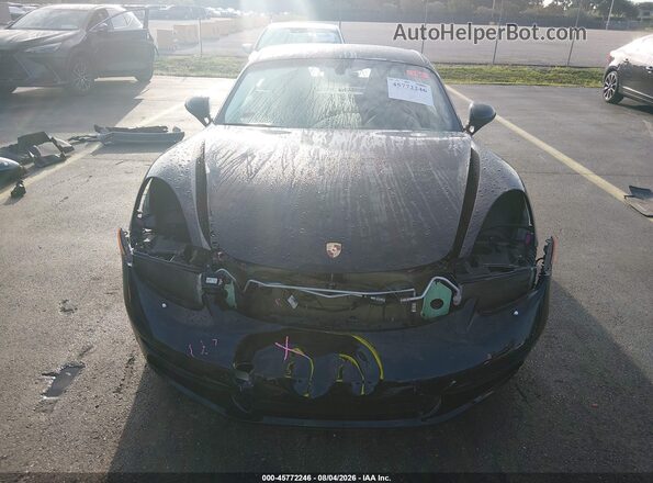 WP0AA2A83JS260173 2018 PORSCHE CAYMAN Черный Вид задней части салона