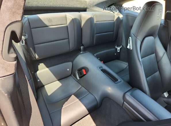 WP0AA2A91HS107018 2017 PORSCHE 911 Black Widok tylnych siedzeń
