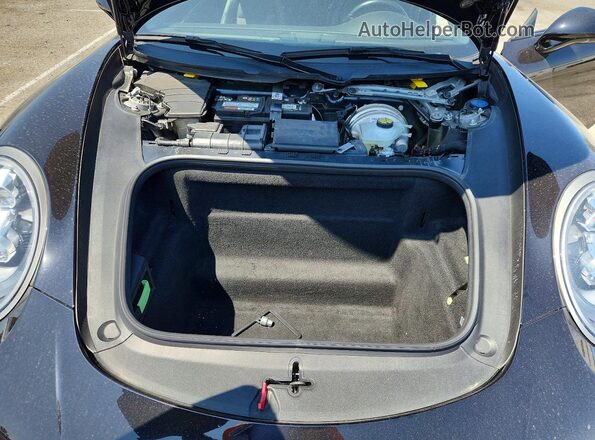 WP0AA2A91HS107018 2017 PORSCHE 911 Black Widok wnętrza z tyłu