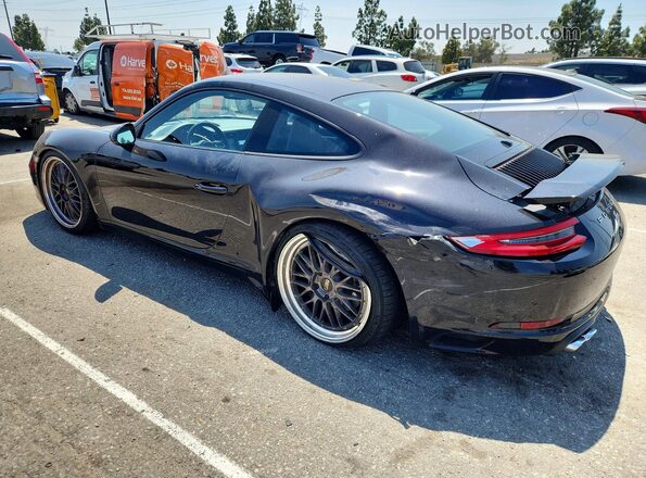 WP0AA2A91HS107018 2017 PORSCHE 911 Black Tył lewy