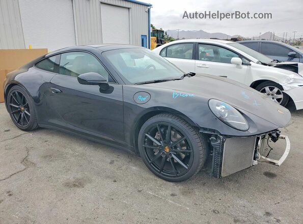 WP0AA2A93LS205511 2020 PORSCHE 911 Черный Передняя правая четверть