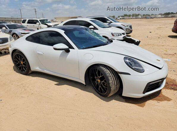 WP0AA2A94LS205145 2020 PORSCHE 911 White Передня права чверть