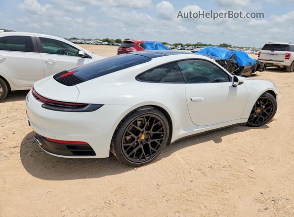 WP0AA2A94LS205145 2020 PORSCHE 911 White Задня права чверть