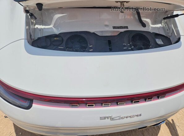 WP0AA2A94LS205145 2020 PORSCHE 911 White Вид задньої частини салону