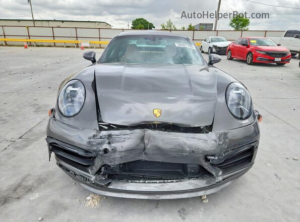 WP0AA2A94MS205213 2021 PORSCHE 911 Gray Widok z przodu