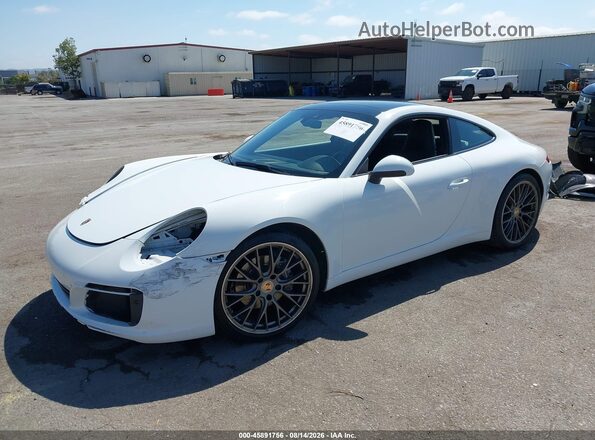 WP0AA2A97KS103708 2019 PORSCHE 911 White Vista tres cuartos delantera izquierda
