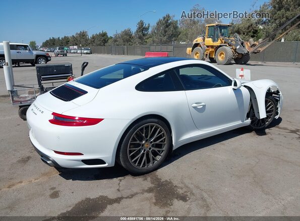 WP0AA2A97KS103708 2019 PORSCHE 911 White Trasero derecho