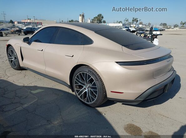 WP0AA2Y11PSA12301 2023 PORSCHE TAYCAN Желто-коричневый Задняя левая четверть