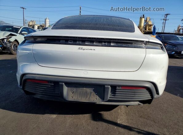 WP0AA2Y14PSA14527 2023 PORSCHE TAYCAN White Widok z tyłu