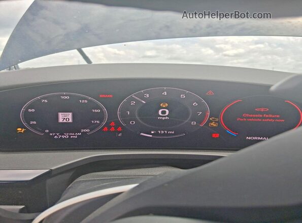 WP0AA2YA5SL001639 2025 PORSCHE PANAMERA Black Вид щитка приладів