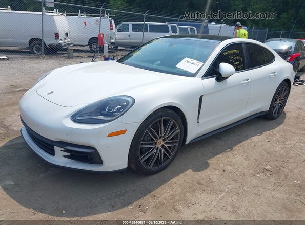 WP0AB2A70JL134495 2018 PORSCHE PANAMERA White Առջևի ձախ երեք քառորդ տեսարան