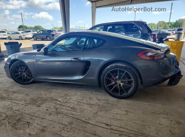 WP0AB2A86GK185409 2016 PORSCHE CAYMAN Gray Задня ліва чверть
