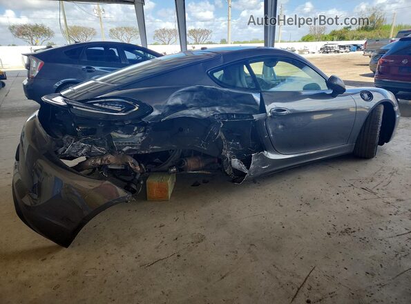 WP0AB2A86GK185409 2016 PORSCHE CAYMAN Gray Задня права чверть