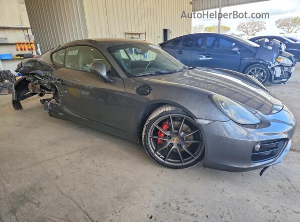 WP0AB2A86GK185409 2016 PORSCHE CAYMAN Gray Передня права чверть