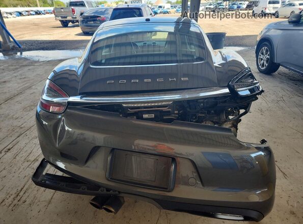 WP0AB2A86GK185409 2016 PORSCHE CAYMAN Gray Вид ззаду