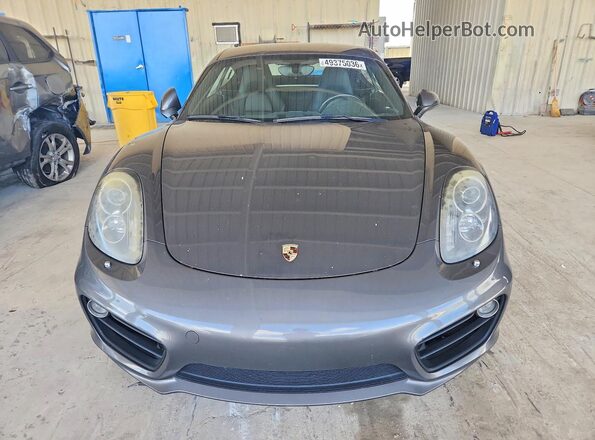 WP0AB2A86GK185409 2016 PORSCHE CAYMAN Gray Вид спереду