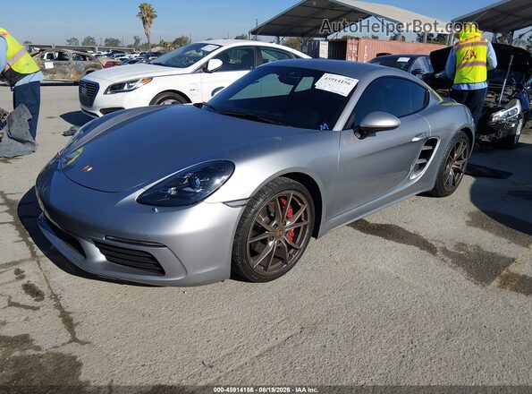 WP0AB2A88MS275088 2021 PORSCHE CAYMAN Gray Передня ліва чверть