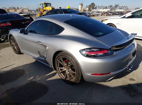 WP0AB2A88MS275088 2021 PORSCHE CAYMAN Gray Задня ліва чверть