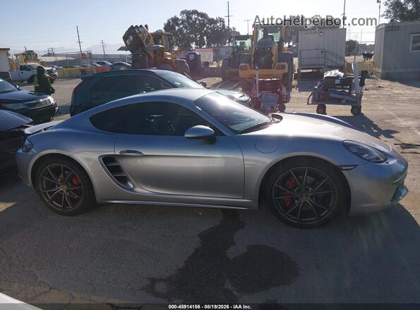 WP0AB2A88MS275088 2021 PORSCHE CAYMAN Gray Вид задньої частини салону