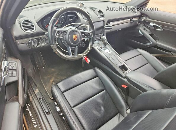 WP0AB2A89KS278143 2019 PORSCHE CAYMAN Black Dashboard view