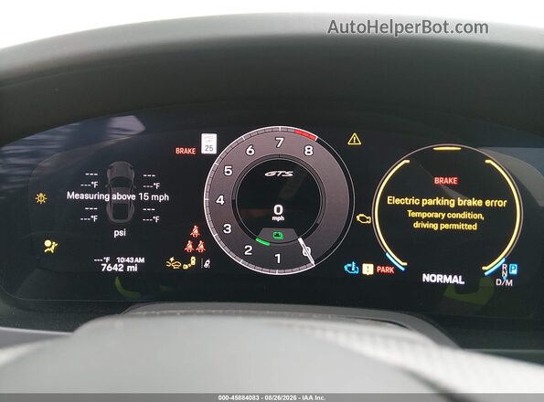 WP0AB2A98SS225989 2025 PORSCHE 911 Серый Вид задних сидений