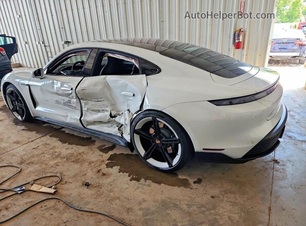WP0AB2Y12MSA43646 2021 PORSCHE TAYCAN Белый Задняя левая четверть