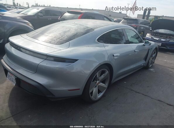 WP0AB2Y17MSA41939 2021 PORSCHE TAYCAN Серебряный Задняя правая четверть