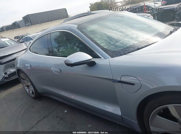 WP0AB2Y17MSA41939 2021 PORSCHE TAYCAN Серебряный Вид задней части салона