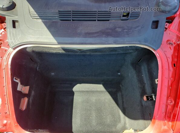 WP0AC2A82GK192399 2016 PORSCHE CAYMAN Red Vista interior trasera